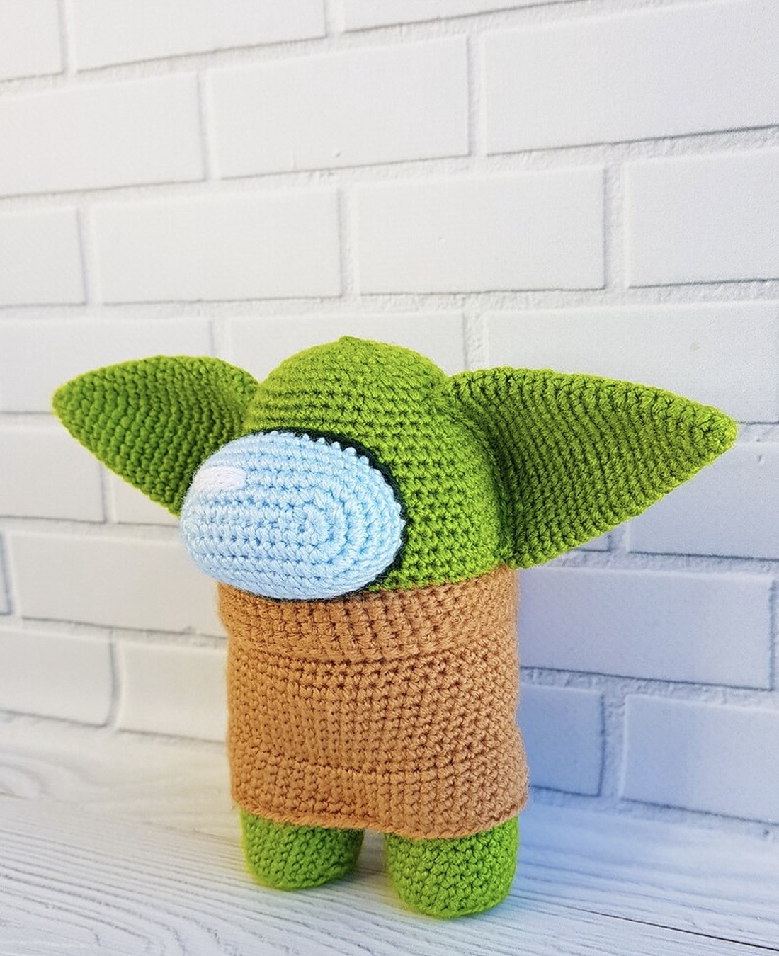 Papusa crosetata Baby Yoda - Among Us - jucării și echipamente pentru copii - plușuri - păpușă croșetată, păpușă de pluș - Artynos.ro Papusa crosetata Baby Yoda - Among Us - jucării și echipamente pentru copii - plușuri - păpușă croșetată, păpușă de pluș - Artynos.ro