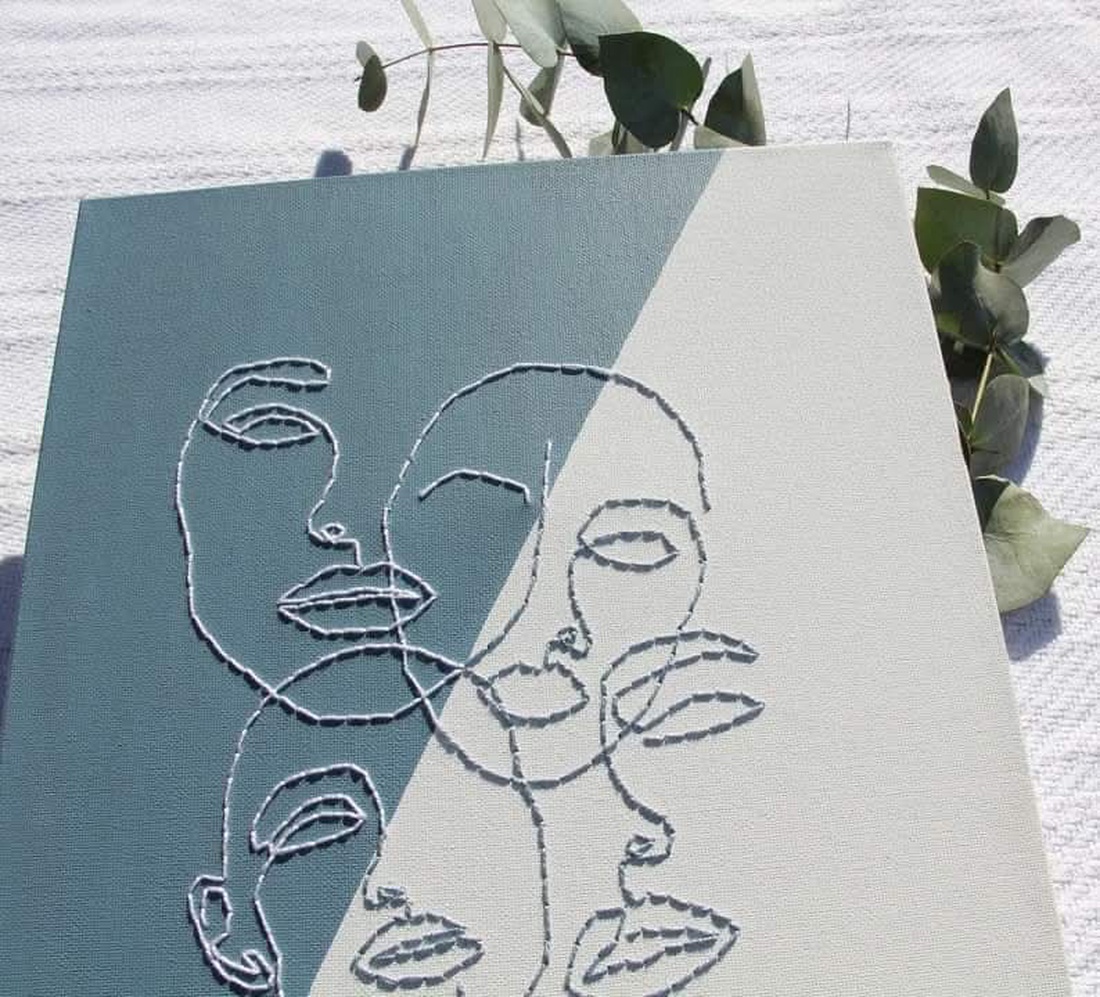 Tablou pictat si brodat manual - arte vizuale și accesorii - imagini cu broderii - alte tablouri textil - Artynos.ro Tablou pictat si brodat manual - arte vizuale și accesorii - imagini cu broderii - alte tablouri textil - Artynos.ro