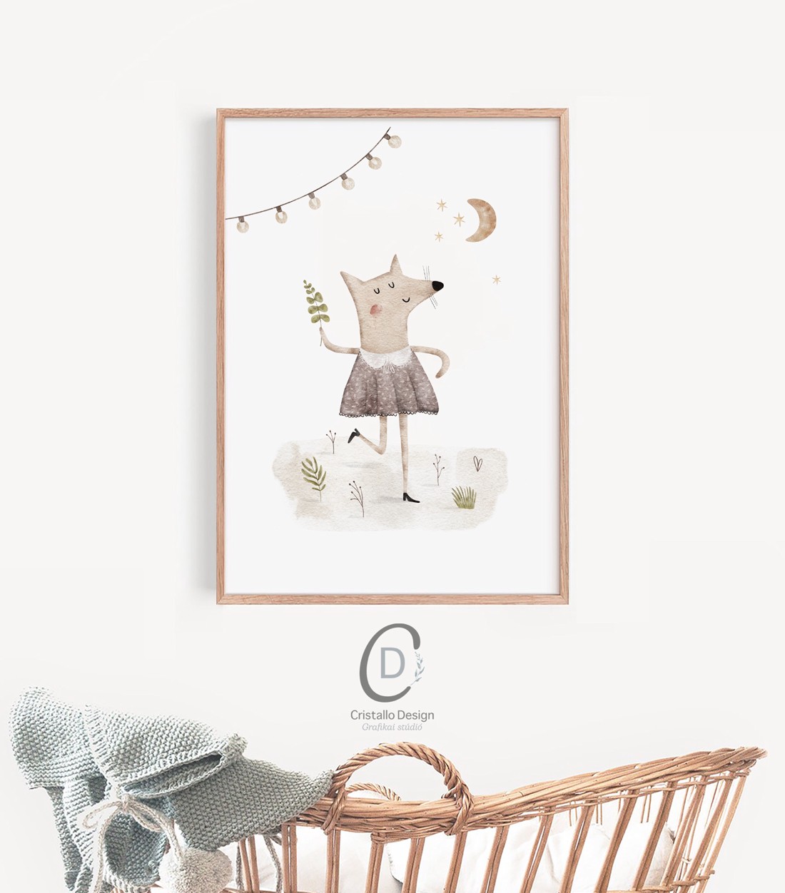 Petrecere de pădure pepinieră, poster de grădiniță, set de artă de perete cu animale de pădure 3 buc -  - Artynos.ro