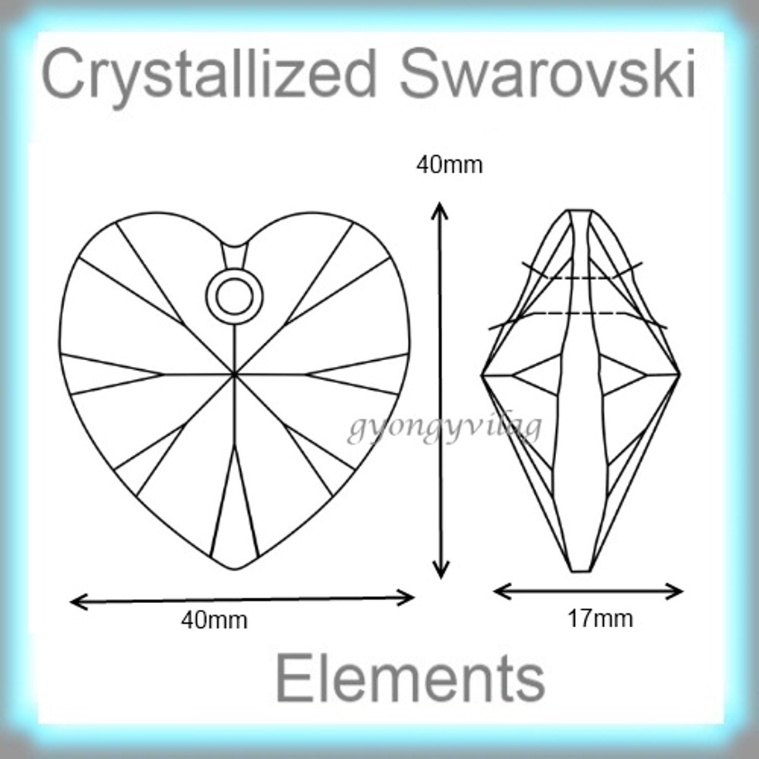 Swarovski pandantiv inimă în mai multe culori 40mm GYSWM SZ40 - - Artynos.ro Swarovski pandantiv inimă în mai multe culori 40mm GYSWM SZ40 - - Artynos.ro