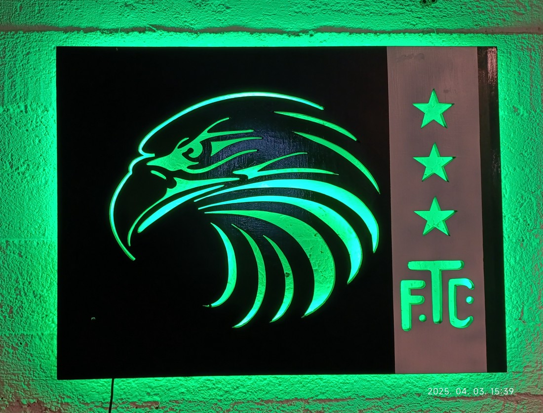 Vulturul Fradi - artă de perete, decorațiuni și iluminare de ambianță într-unul singur, cu un covoraș de bere cadou! -  - Artynos.ro
