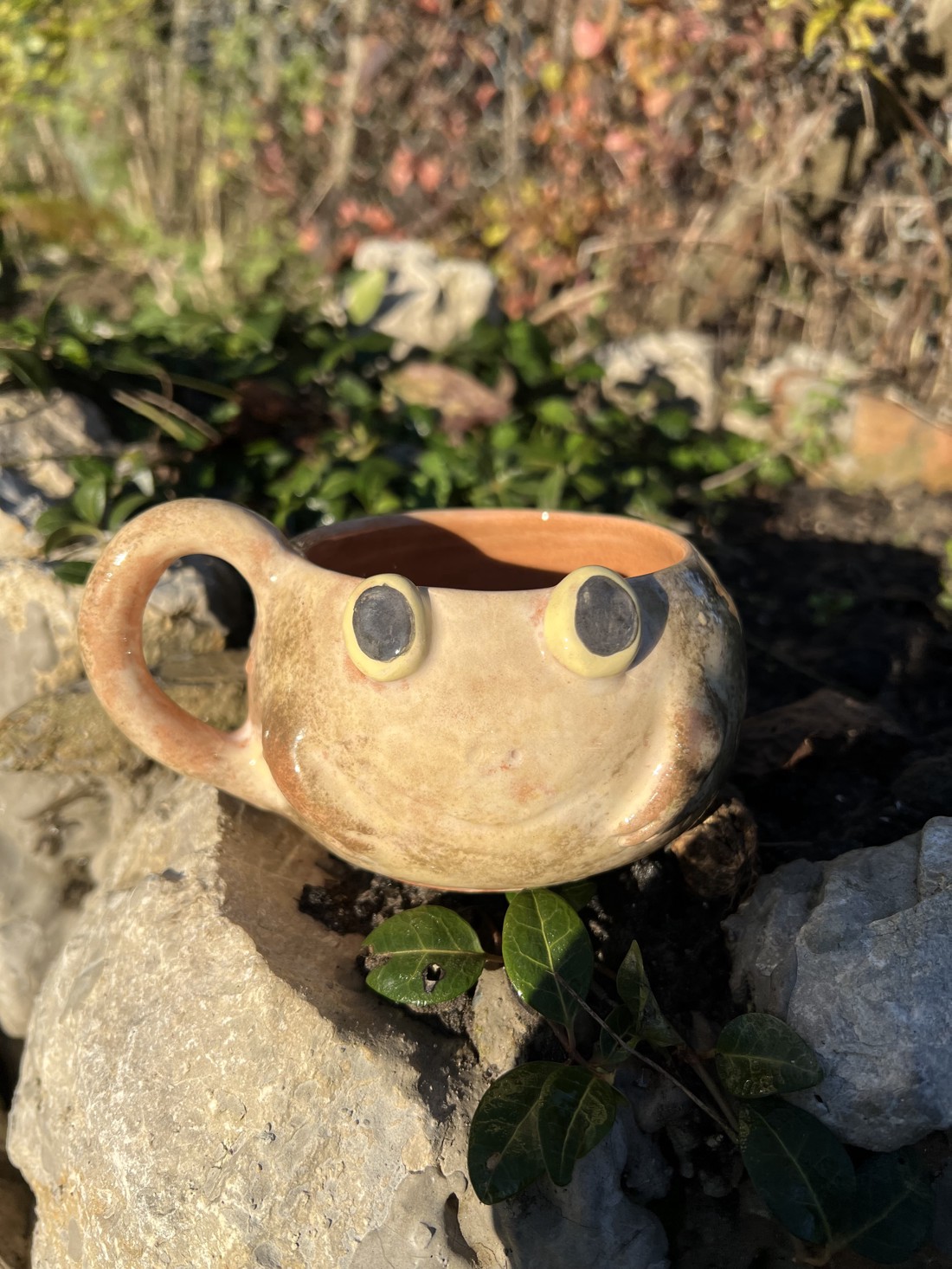 Cană cu broască fericită - cadou perfect, aproximativ 300 ml - casă & stil de viață - accesorii pentru echipamente de bucătărie - accesorii de servire - căni - Artynos.ro