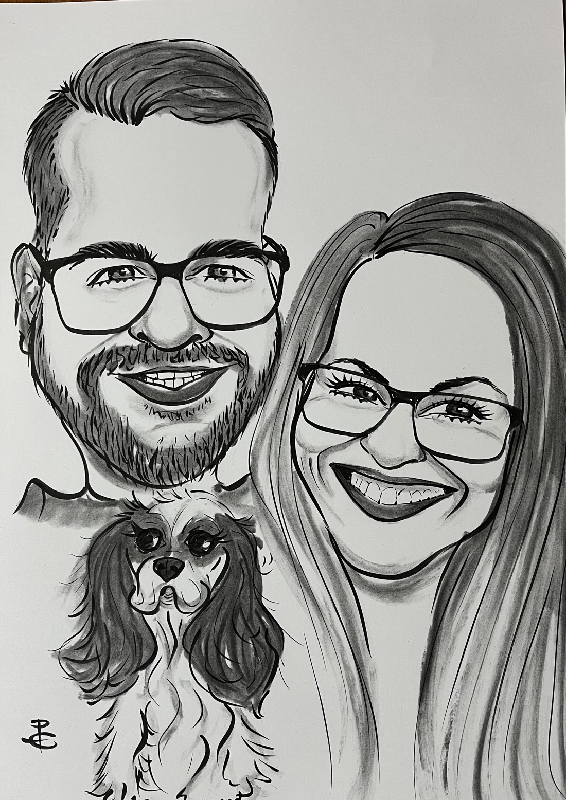 Caricatură de familie pentru 3 persoane - - Artynos.ro Caricatură de familie pentru 3 persoane - - Artynos.ro