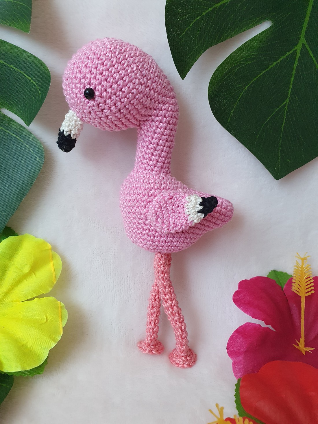 Croșetat flamingo - jucării și echipamente pentru copii - plușuri - păsări de pluș - Artynos.ro