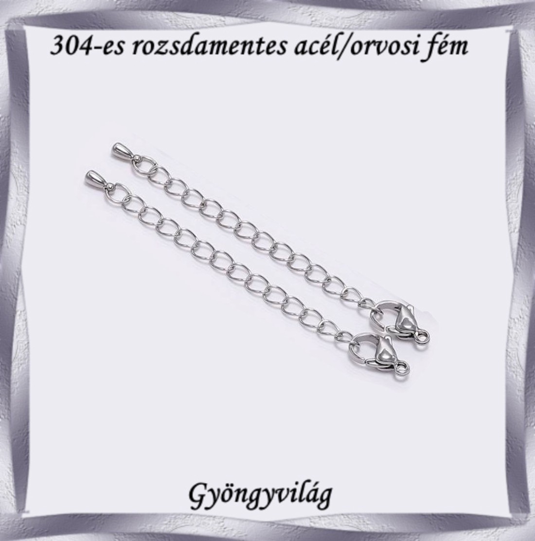 Oțel prețios închidere lanț bijuterii NALK 01-2-5 2 buc/pachet - - Artynos.ro Oțel prețios închidere lanț bijuterii NALK 01-2-5 2 buc/pachet - - Artynos.ro