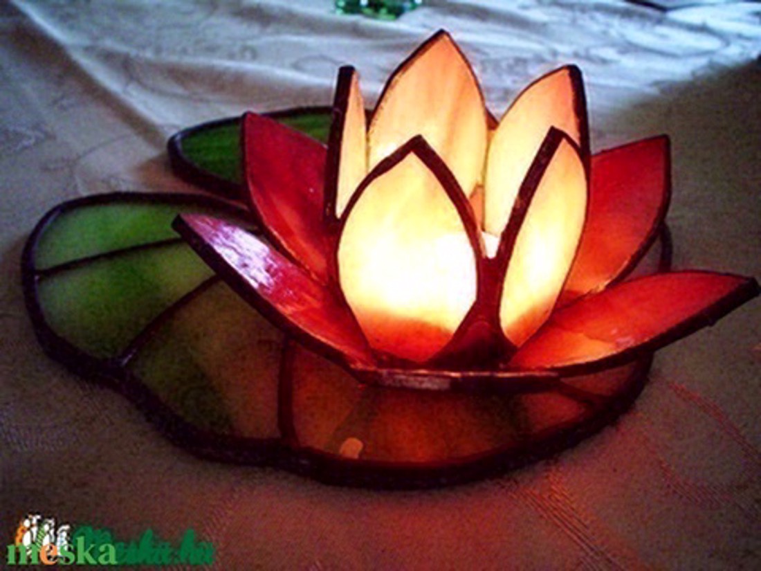 Destul de roz Tyffany Lotus - casă & stil de viață - lumânări, parfumuri, arome - suport lumânări - Artynos.ro