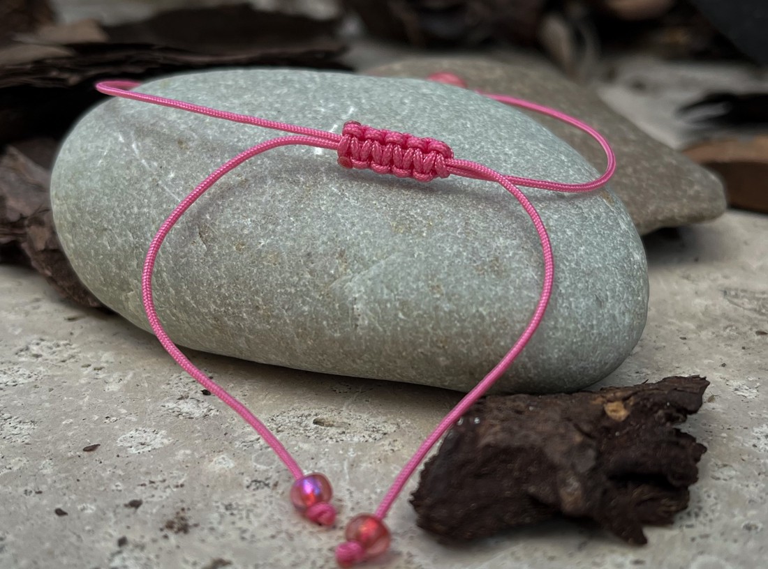 Brățară Rhodochrosite cu împletitură -  - Artynos.ro
