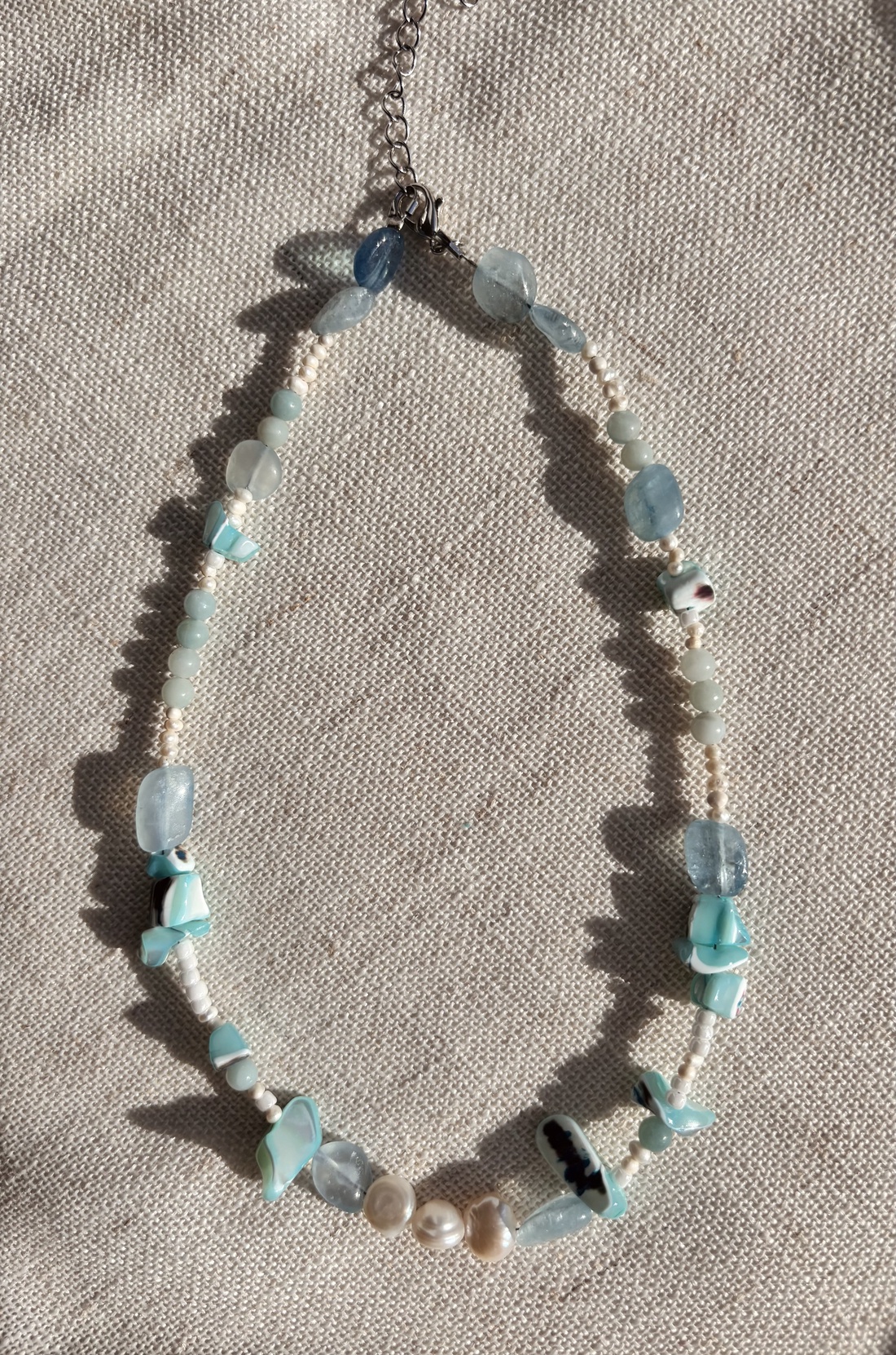Colier For the love of sea 4 - bijuterii - coliere - coliere din perle - Artynos.ro