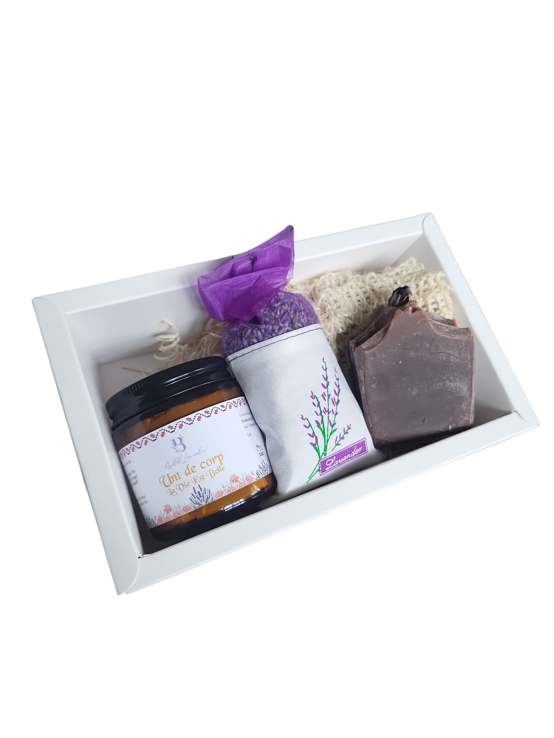 Set cadou îngrijire naturală � unt de corp, săpun și lavandă - casă & stil de viață - seturi de cadou - Artynos.ro