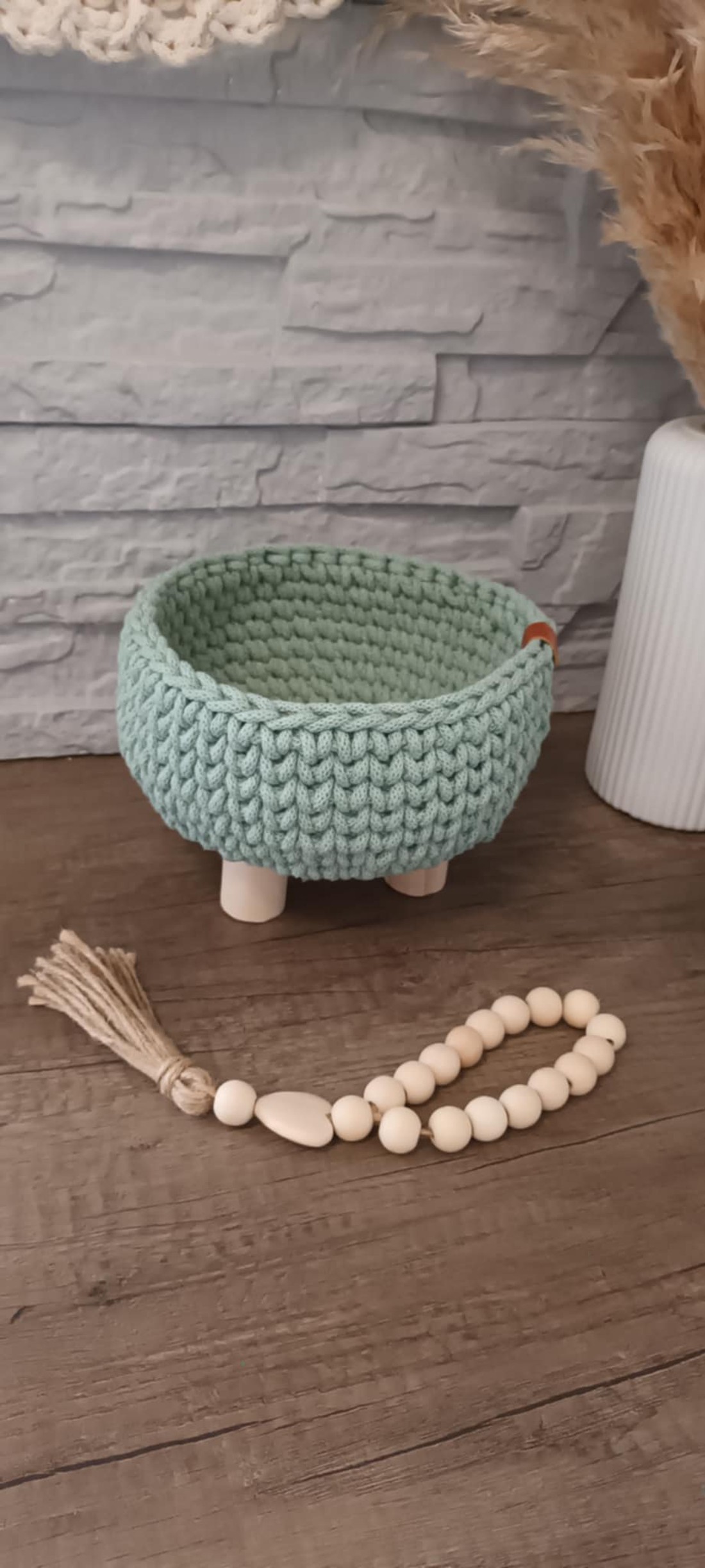 Coșuri croșetate personalizate în aloe - set de coșuri croșetate - - Artynos.ro Coșuri croșetate personalizate în aloe - set de coșuri croșetate - - Artynos.ro