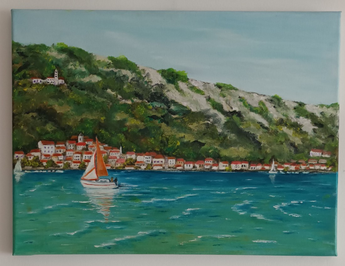 Detaliu al insulei Krk  -  - Artynos.ro