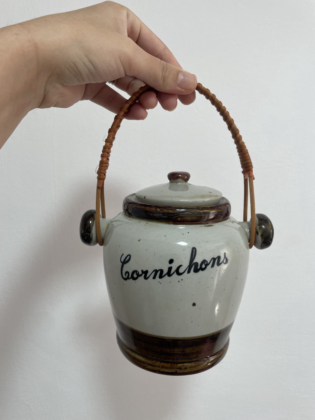 Vas din ceramică vintagne - casă & stil de viață - echipamente de bucătărie - accesorii de servire - boluri și farfurii - Artynos.ro