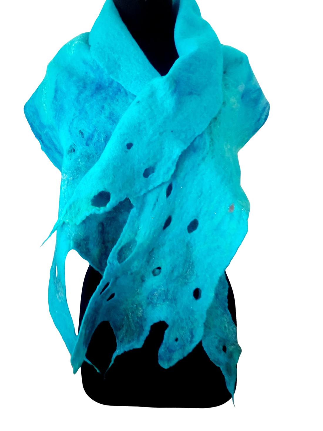 Eșarfă de mătase naturala împaslita  - îmbrăcăminte și modă - eșarfe, pălării, fularuri - șal, eșarfă de cap - Artynos.ro