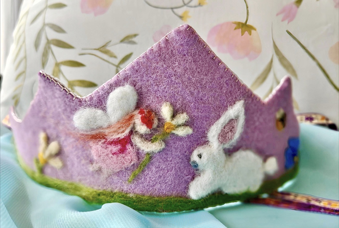 Coronita din fetru - îmbrăcăminte și modă - accesorii păr - accesorii de păr - Artynos.ro