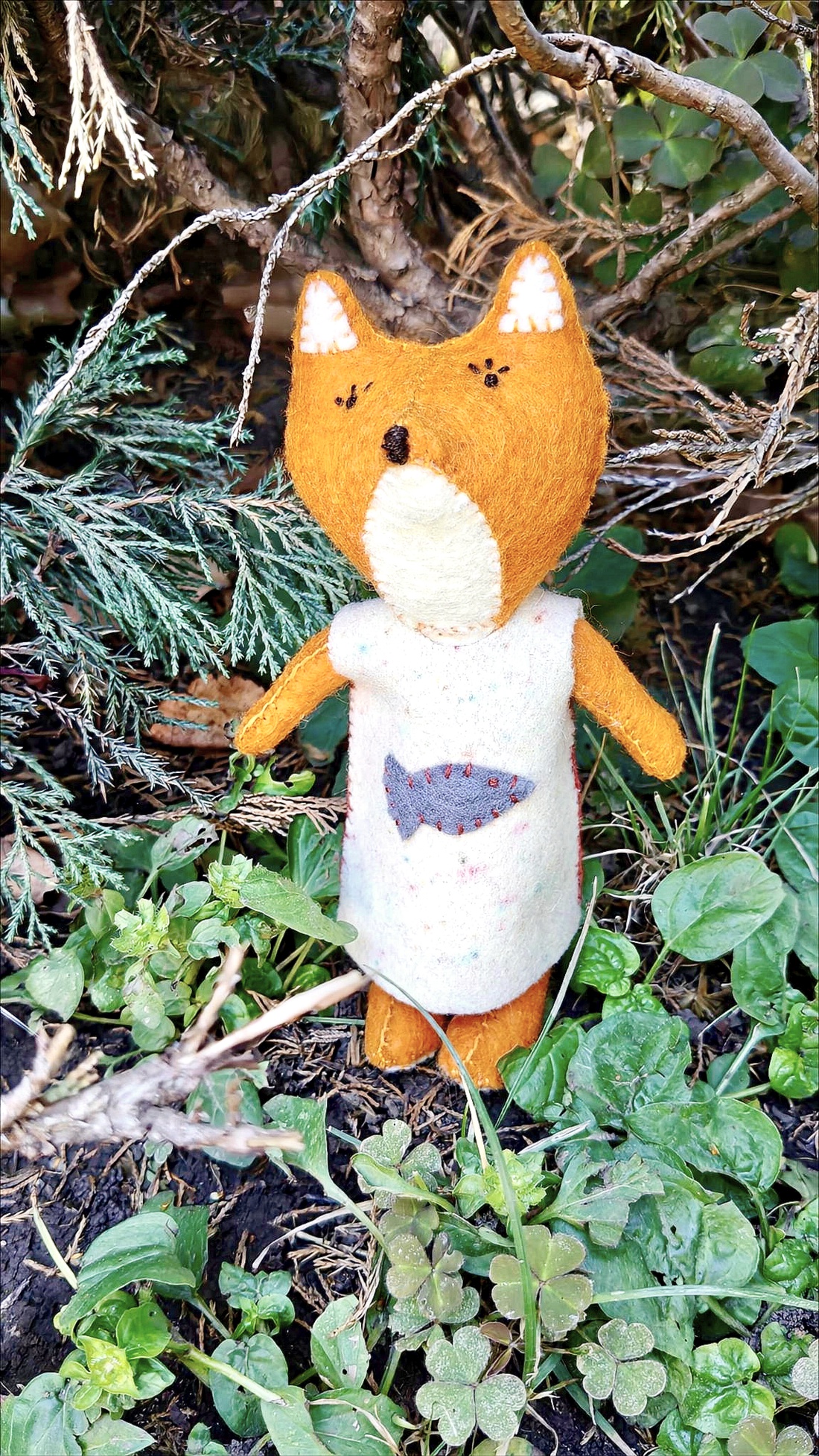 Doamna vulpe - jucării și echipamente pentru copii - plușuri - vulpe de pluș - Artynos.ro