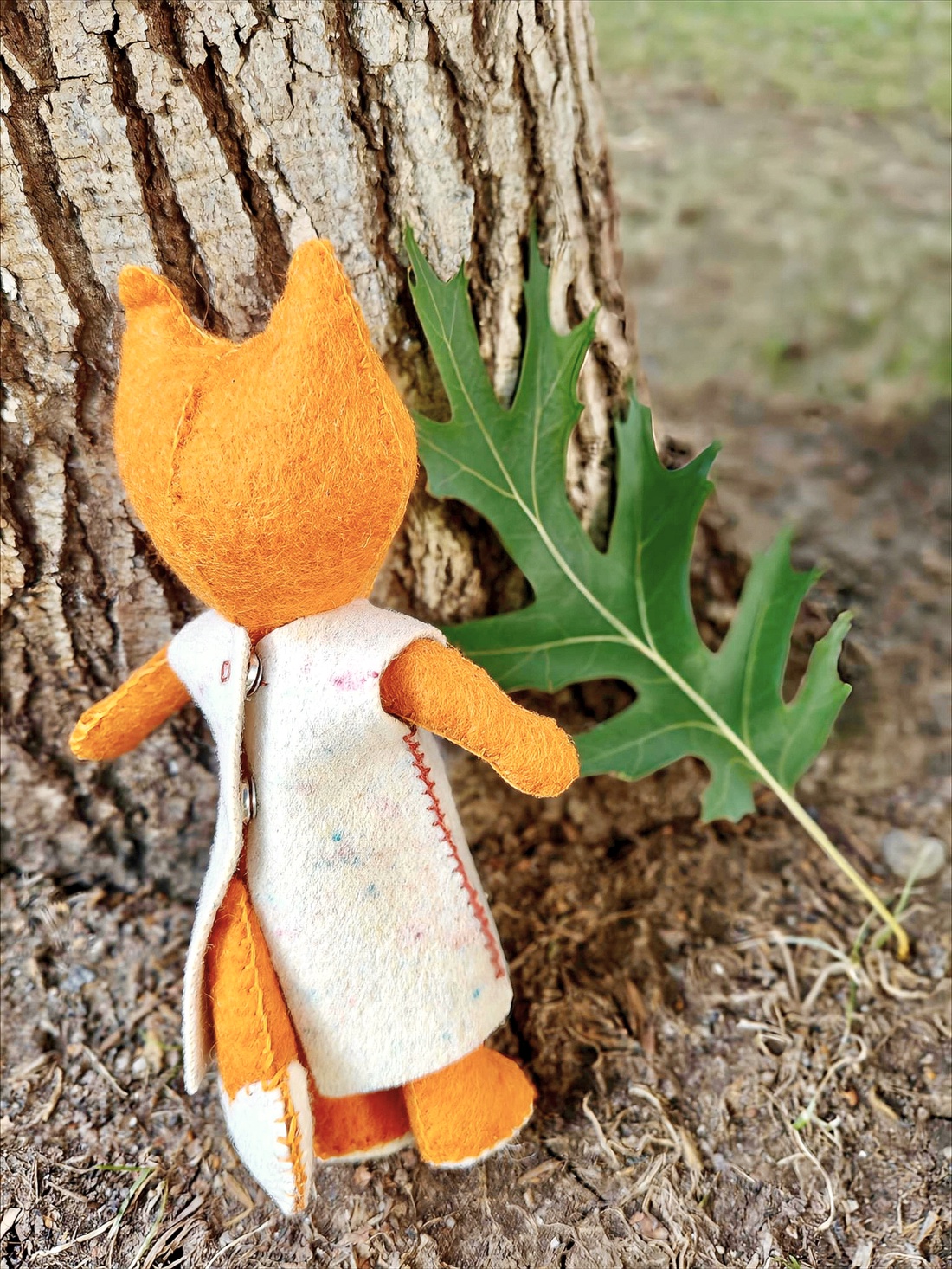 Doamna vulpe - jucării și echipamente pentru copii - plușuri - vulpe de pluș - Artynos.ro