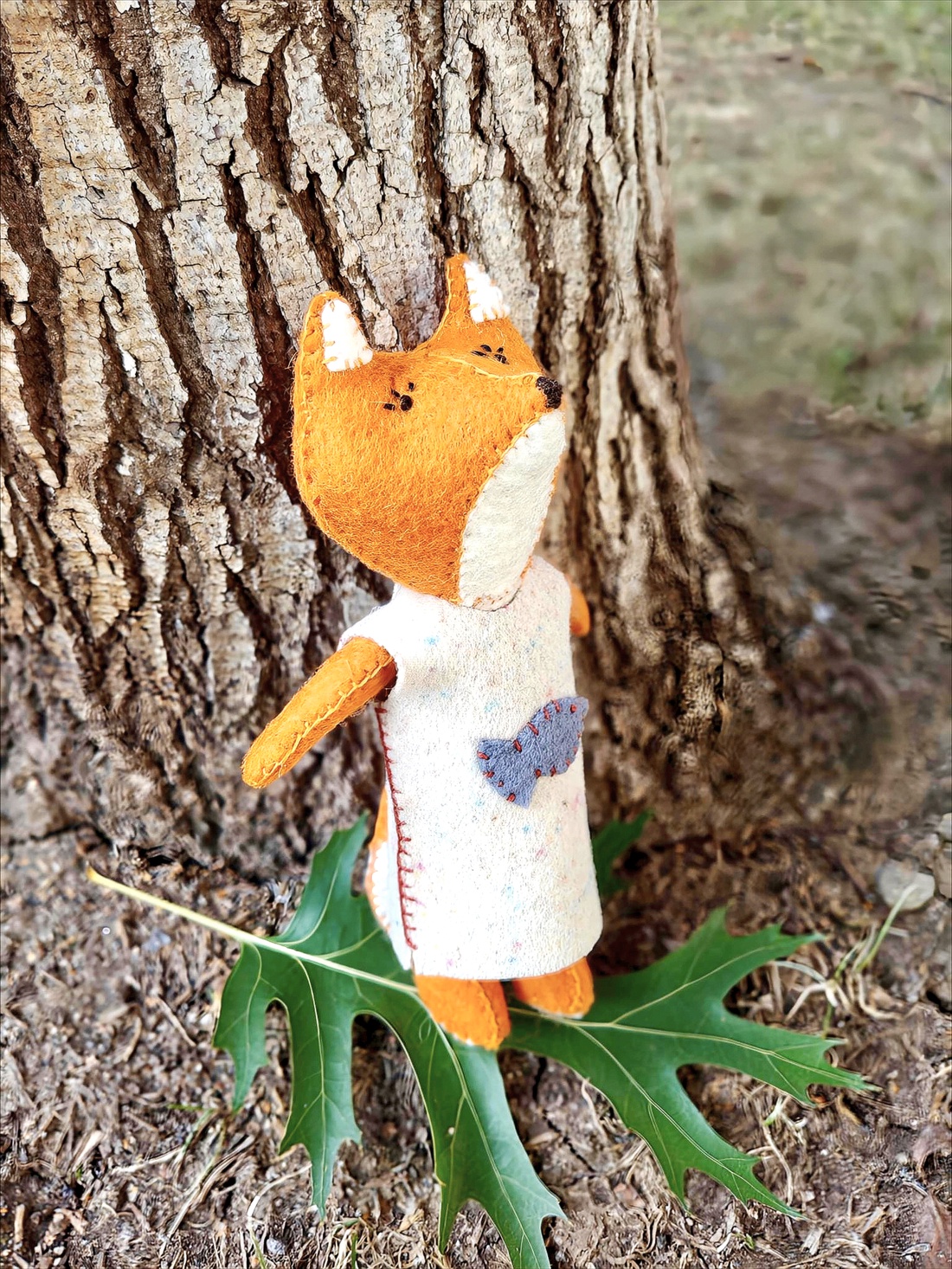 Doamna vulpe - jucării și echipamente pentru copii - plușuri - vulpe de pluș - Artynos.ro