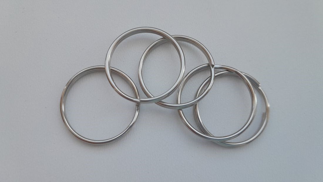 Inel cheie, bază inel cheie - 25mm - 10 buc / pachet - culoare rodiu - - Artynos.ro Inel cheie, bază inel cheie - 25mm - 10 buc / pachet - culoare rodiu - - Artynos.ro