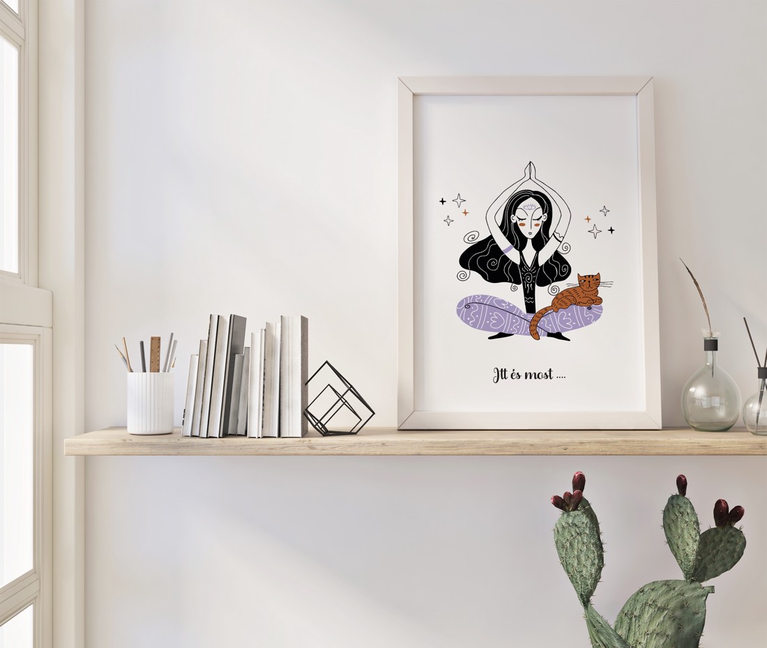 Yoga poster, yoga motivational imagine, yoga studio decor de perete - - Artynos.ro Yoga poster, yoga motivational imagine, yoga studio decor de perete - - Artynos.ro