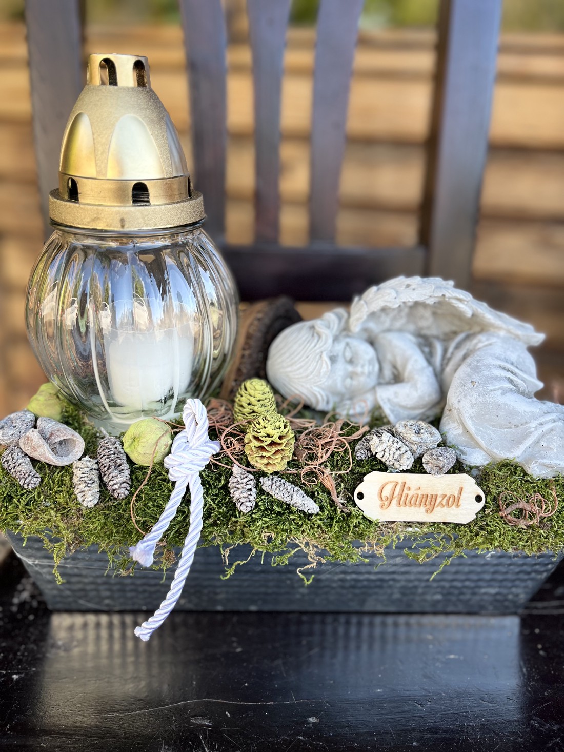 Cimitir Grave Ornament cu înger, ornament memorial - casă & stil de viață - obiecte religioase și de devoțiune - ornamente funerare - Artynos.ro