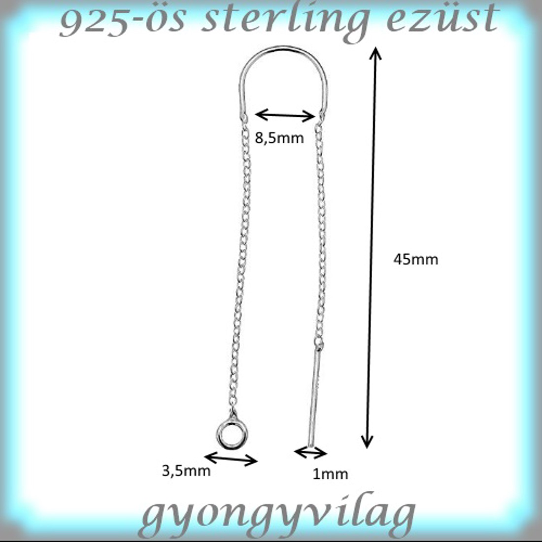 Accesorii pentru bijuterii din argint 925: închizător pentru cercei, buton pentru cercei, lanț pentru cercei EFK BFL 03 - - Artynos.ro Accesorii pentru bijuterii din argint 925: închizător pentru cercei, buton pentru cercei, lanț pentru cercei EFK BFL 03 - - Artynos.ro