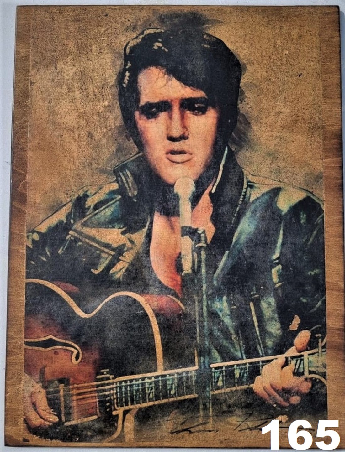 Elvis poza din lemn - casă & stil de viață - accesorii pentru decorat casa - picturi murale - artă de perete din lemn - Artynos.ro