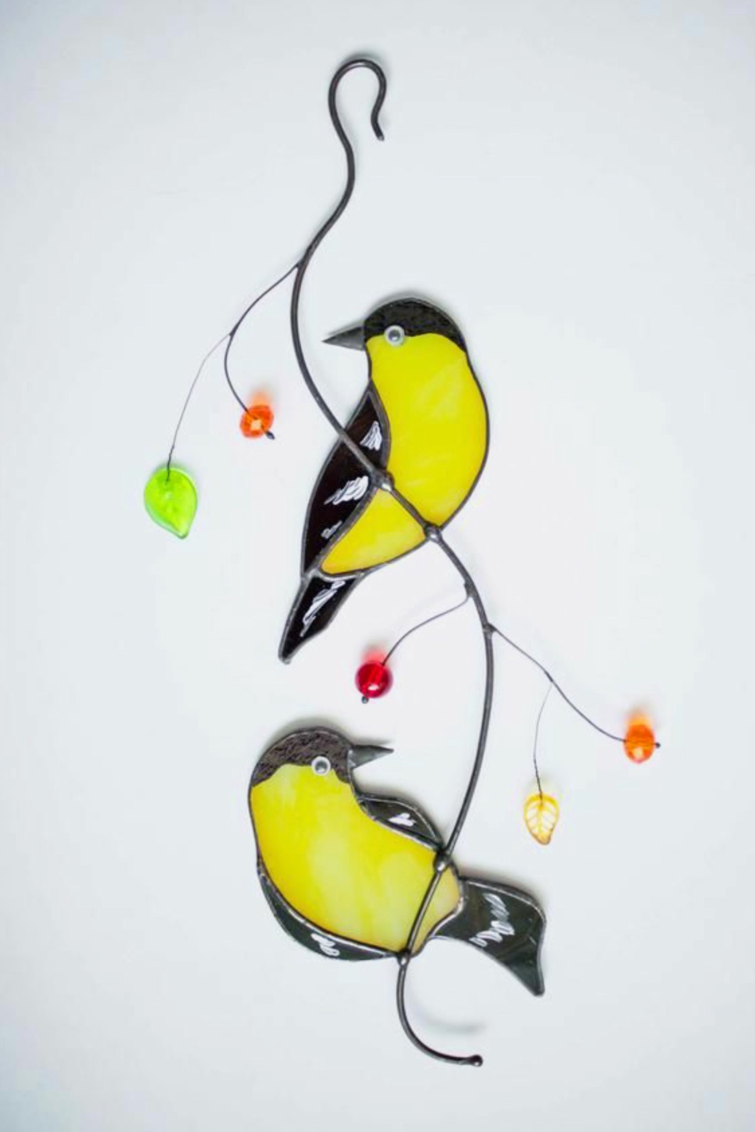 Pereche de păsări cântătoare - casă & stil de viață - accesorii pentru decorat casa - decorațiuni de geam și decorațiuni de ușă  - decor ferestre și autocolant pentru geam - Artynos.ro