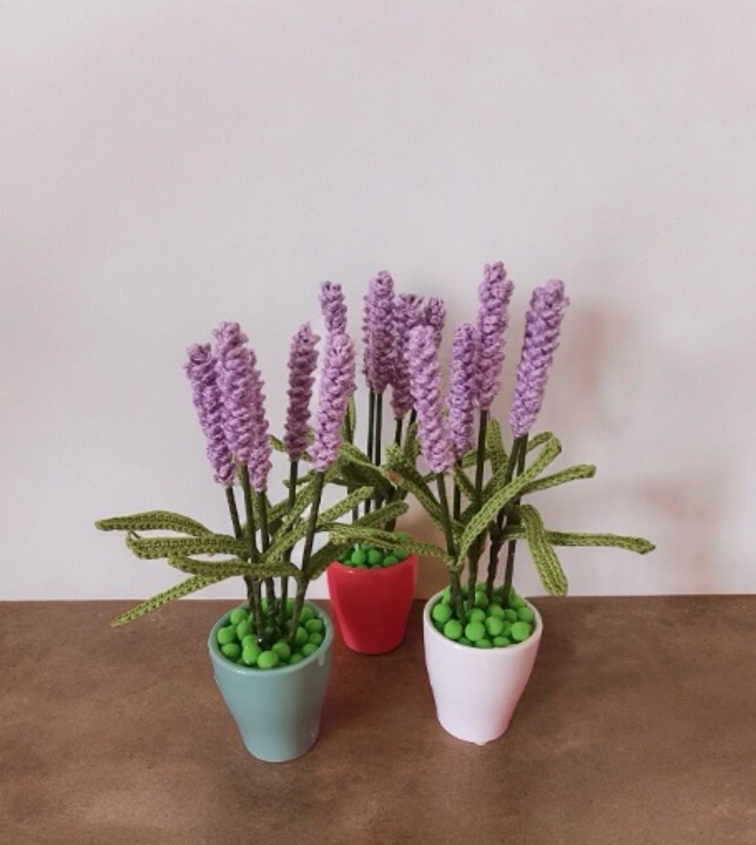 Lavandă croșetată - casă & stil de viață - decorațiuni de casă - accesorii florale - flori în ghiveci - Artynos.ro