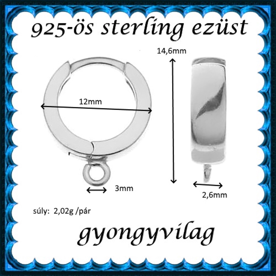 Accesorii pentru bijuterii din argint 925: bază pentru cercei cu închidere de siguranță EFK K 34E - - Artynos.ro Accesorii pentru bijuterii din argint 925: bază pentru cercei cu închidere de siguranță EFK K 34E - - Artynos.ro