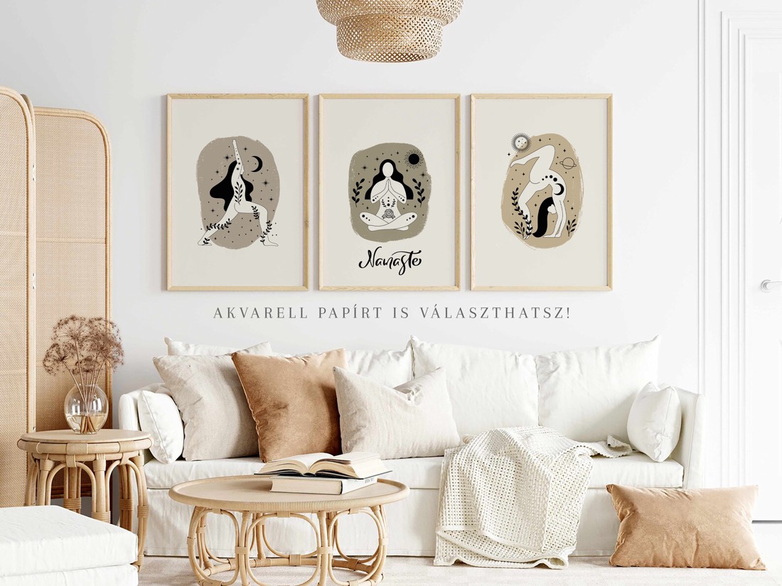 Afiș de yoga, imagine motivațională de yoga, set de decorațiuni de perete pentru studioul de yoga 3 bucăți - - Artynos.ro Afiș de yoga, imagine motivațională de yoga, set de decorațiuni de perete pentru studioul de yoga 3 bucăți - - Artynos.ro
