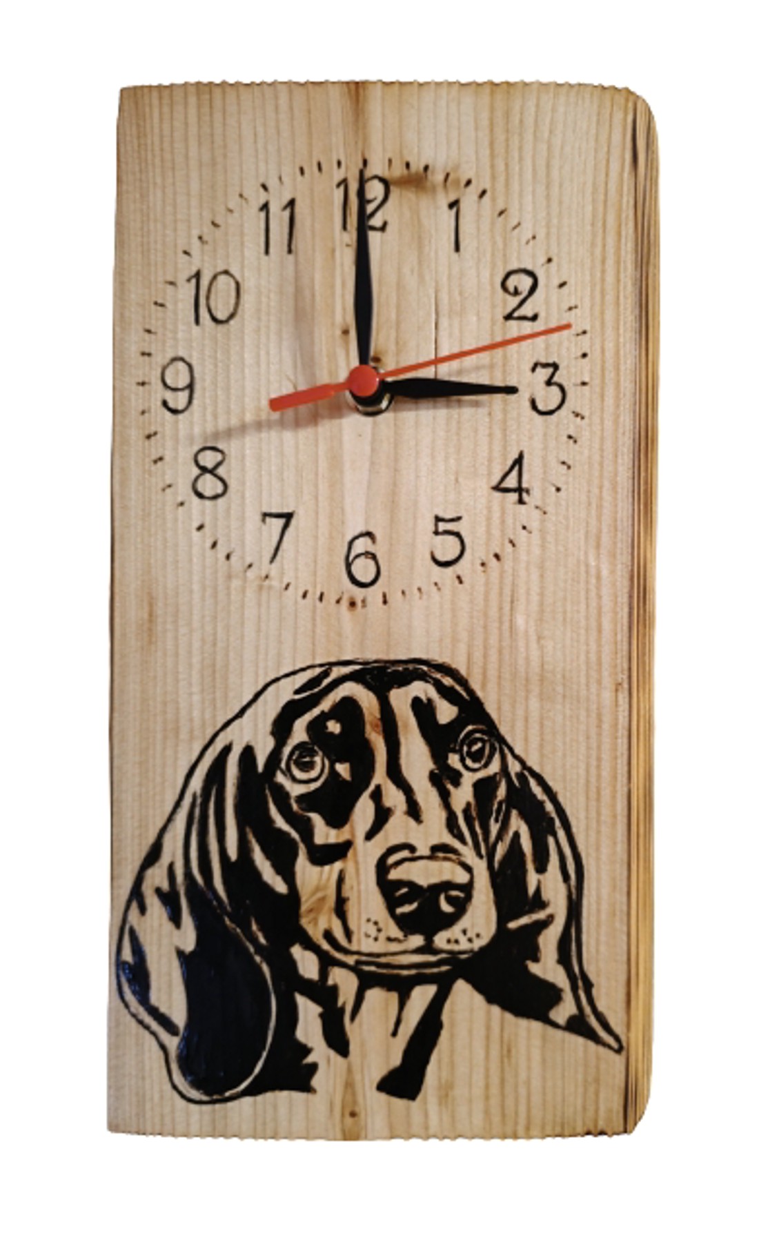 Ceas de perete din lemn cu câine dachshund - casă & stil de viață - accesorii pentru decorat casa - decorațiuni de pereți, decorațiuni suspendate - ceasuri de perete - Artynos.ro Ceas de perete din lemn cu câine dachshund - casă & stil de viață - accesorii pentru decorat casa - decorațiuni de pereți, decorațiuni suspendate - ceasuri de perete - Artynos.ro