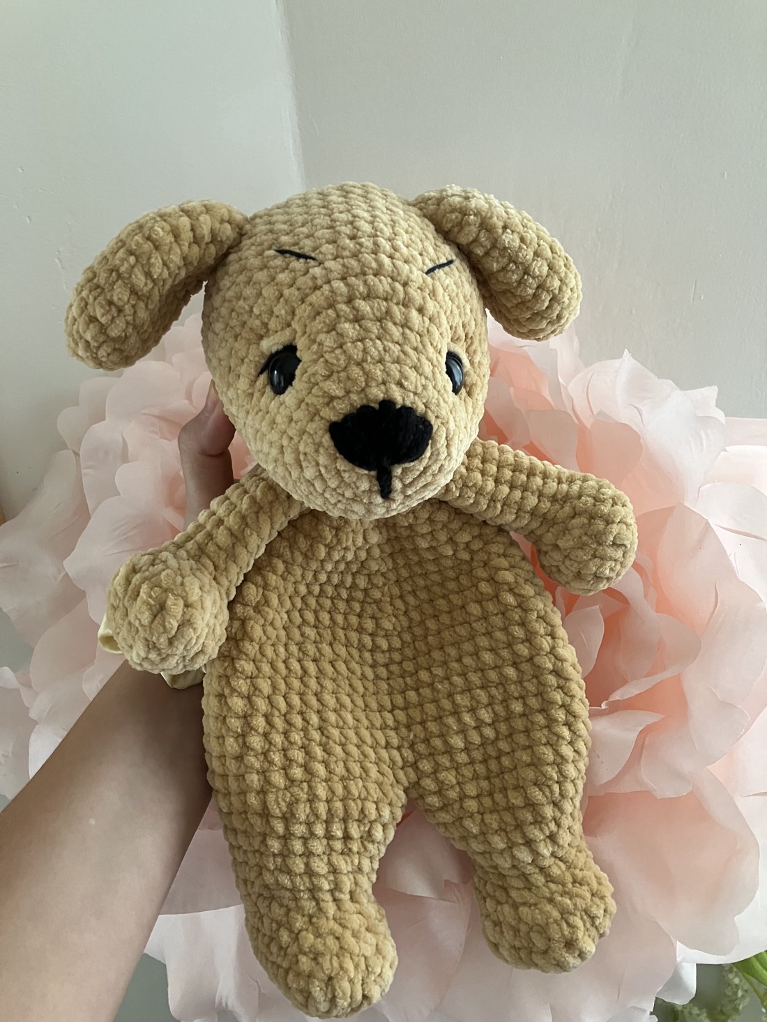 Chenille croșetat doggy doggy doggy - jucării și echipamente pentru copii - plușuri - câine de pluș - Artynos.ro