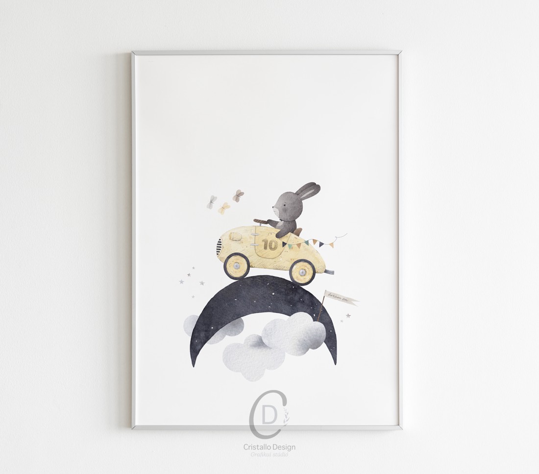 Imagine personalizată cameră copii, decorare cameră copii, iepuraș, lună, curcubeu artă de perete set de 3 - - Artynos.ro Imagine personalizată cameră copii, decorare cameră copii, iepuraș, lună, curcubeu artă de perete set de 3 - - Artynos.ro
