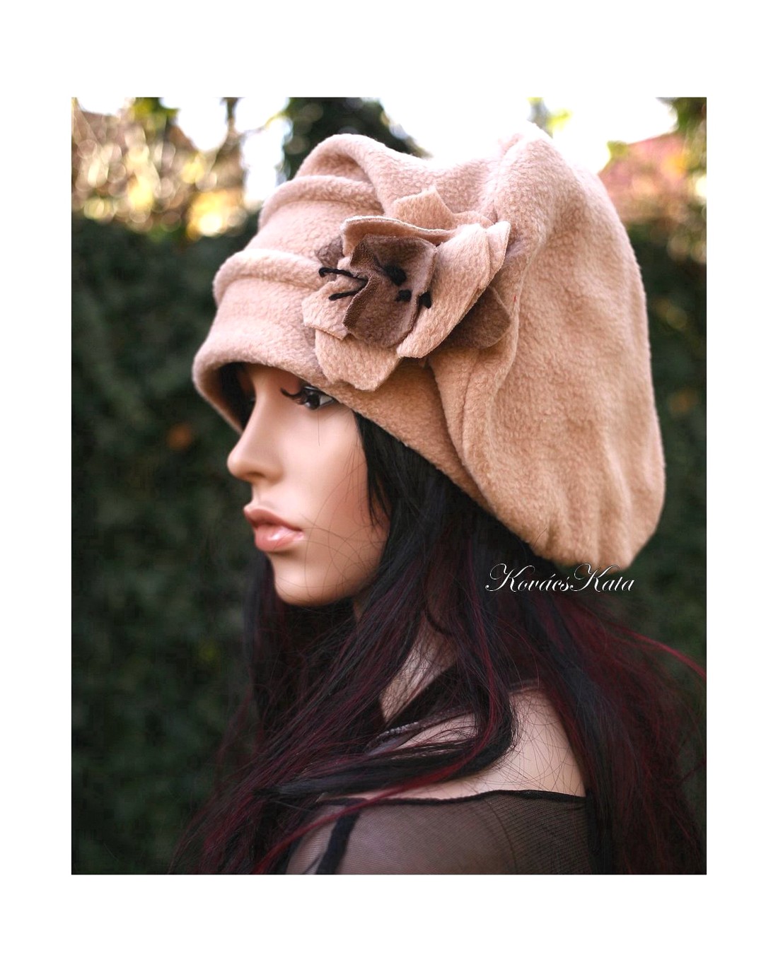 BIJOU - polar design barett sapka / bezs - îmbrăcăminte și modă - eșarfe, pălării, fularuri - căciulă - Artynos.ro