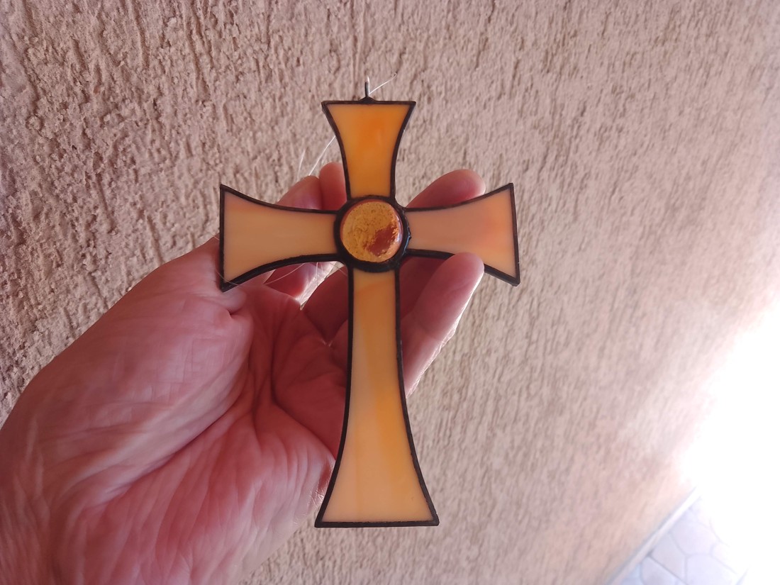 Tiffany KERESZT decorare fereastră / decorare perete - casă & stil de viață - obiecte religioase și de devoțiune - cruce - Artynos.ro Tiffany KERESZT decorare fereastră / decorare perete - casă & stil de viață - obiecte religioase și de devoțiune - cruce - Artynos.ro