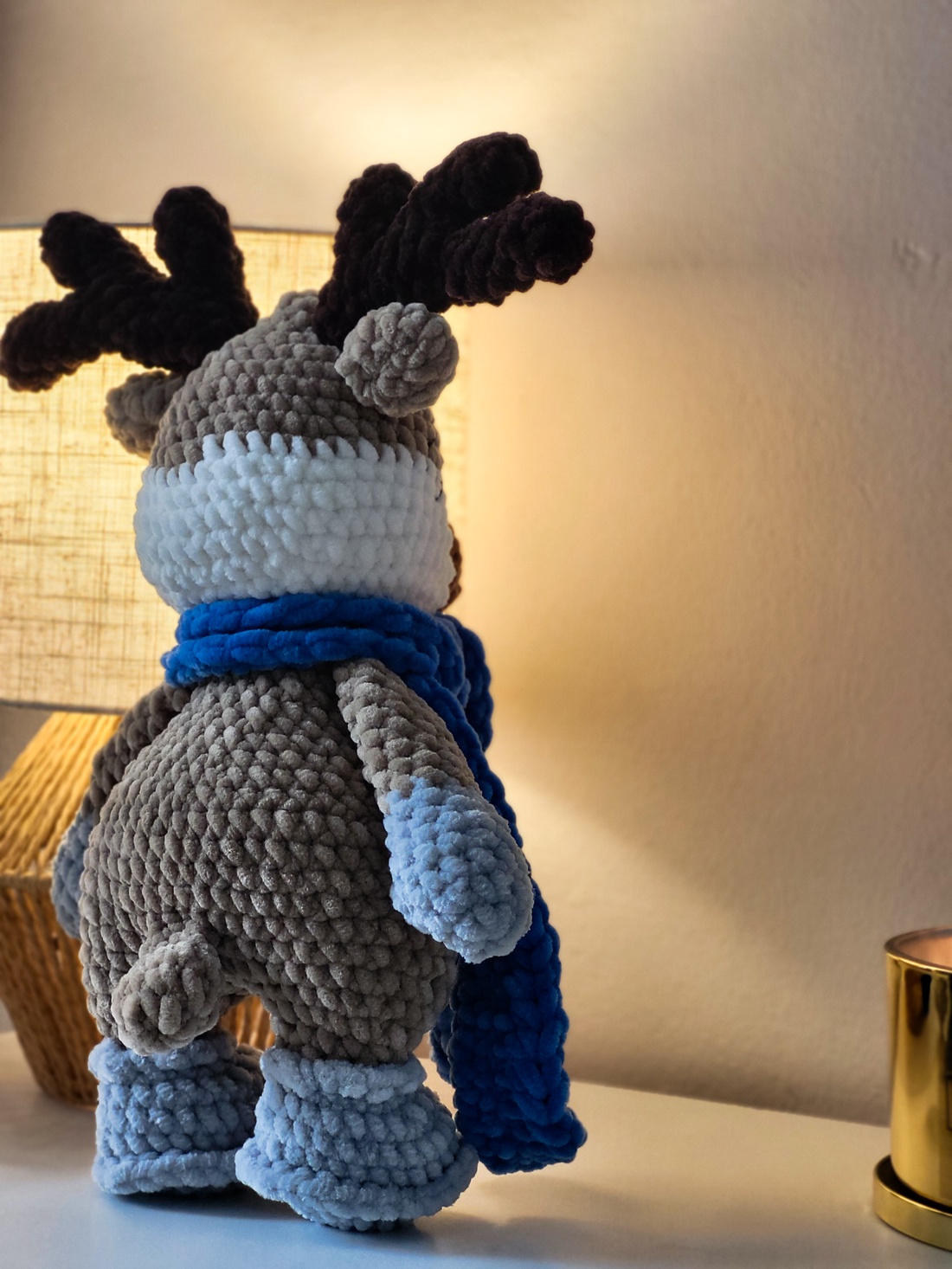 Ren croșetat - jucării și echipamente pentru copii - plușuri - păpușă croșetată, păpușă de pluș - Artynos.ro