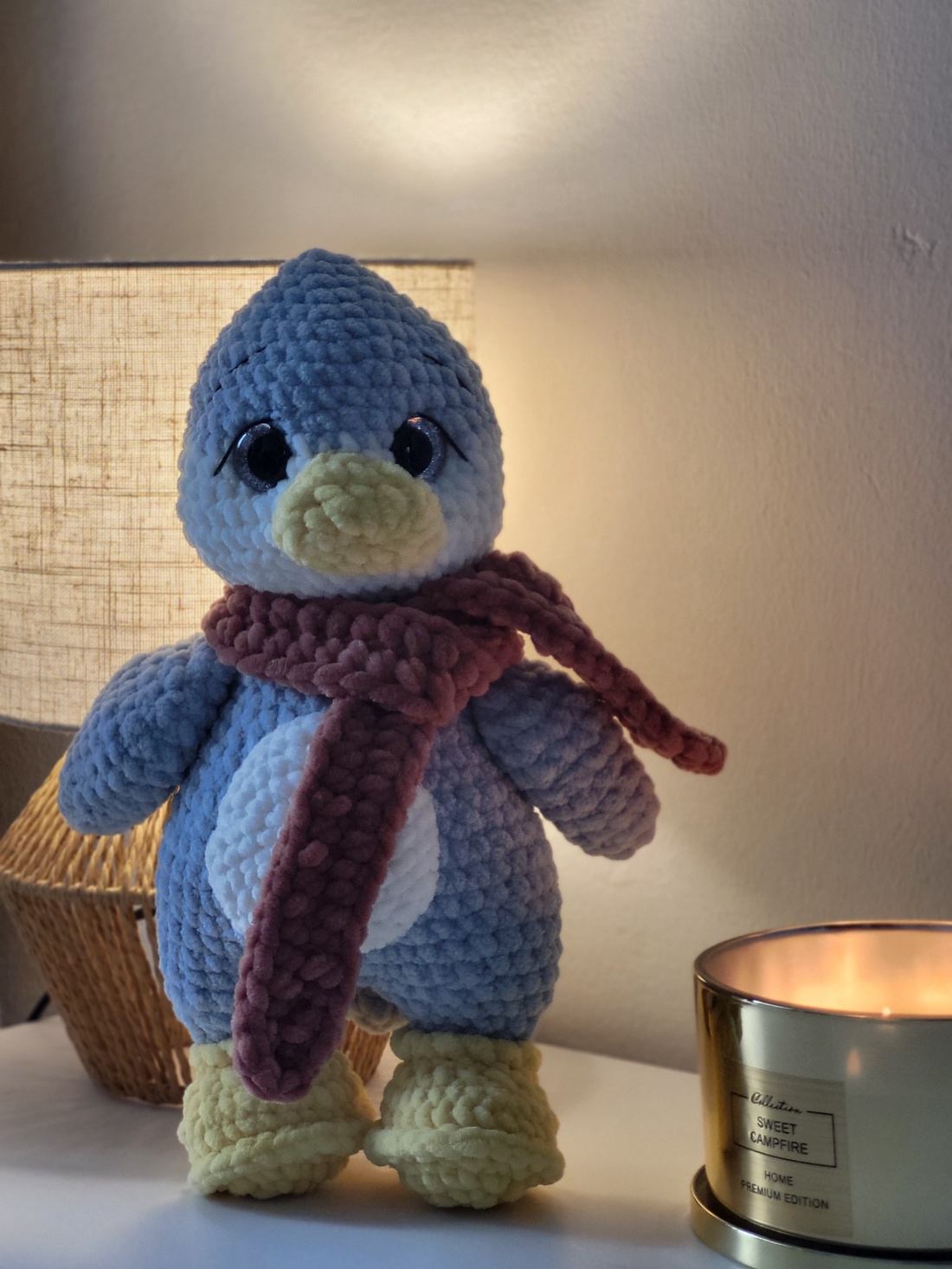 Pinguin croșetat - jucării și echipamente pentru copii - plușuri - păpușă croșetată, păpușă de pluș - Artynos.ro