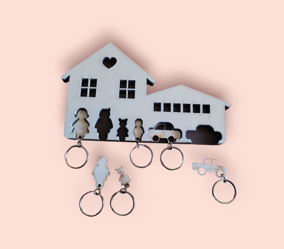 Breloc de perete - casă & stil de viață - accesorii pentru decorat casa - decorațiuni de pereți, decorațiuni suspendate - suport pentru chei - Artynos.ro