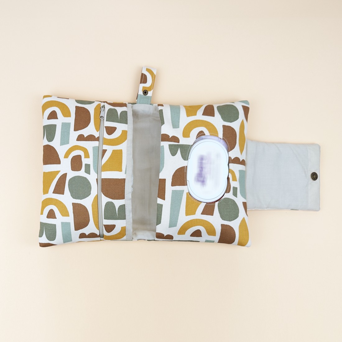 Șervețel umed pentru schimbarea scutecului cu absorbant impermeabil - CukiCuki - Cuddle Collection -  - Artynos.ro