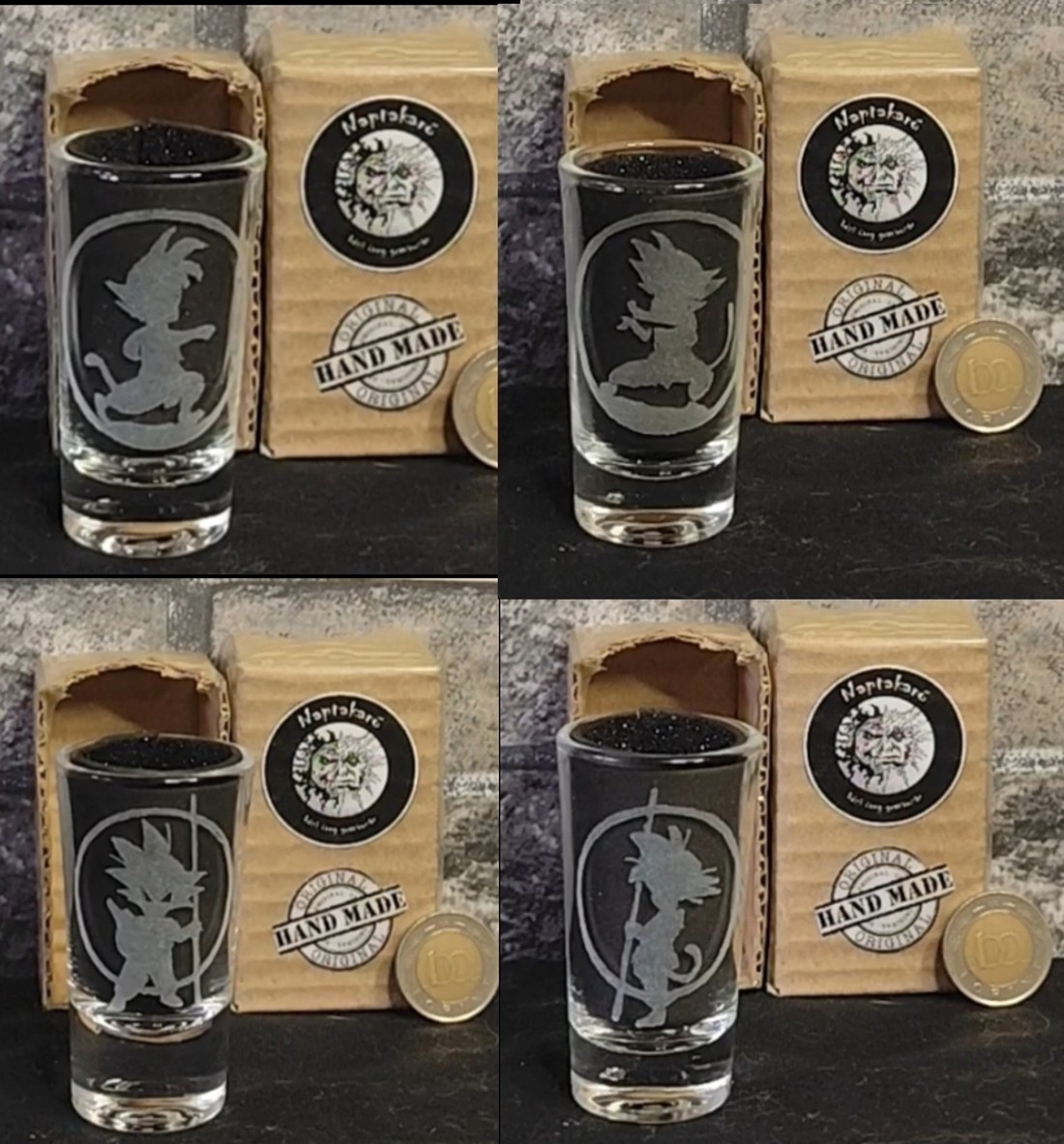 Set de pahare Manga Dragon Ball Son Goku  -  - Artynos.ro