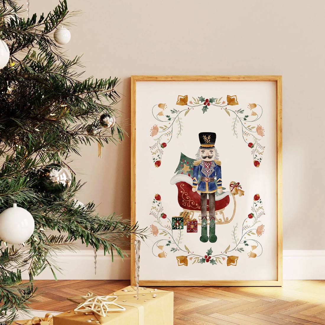 Spărgătorul de nuci Crăciun artă de perete, poster, decor - - Artynos.ro Spărgătorul de nuci Crăciun artă de perete, poster, decor - - Artynos.ro