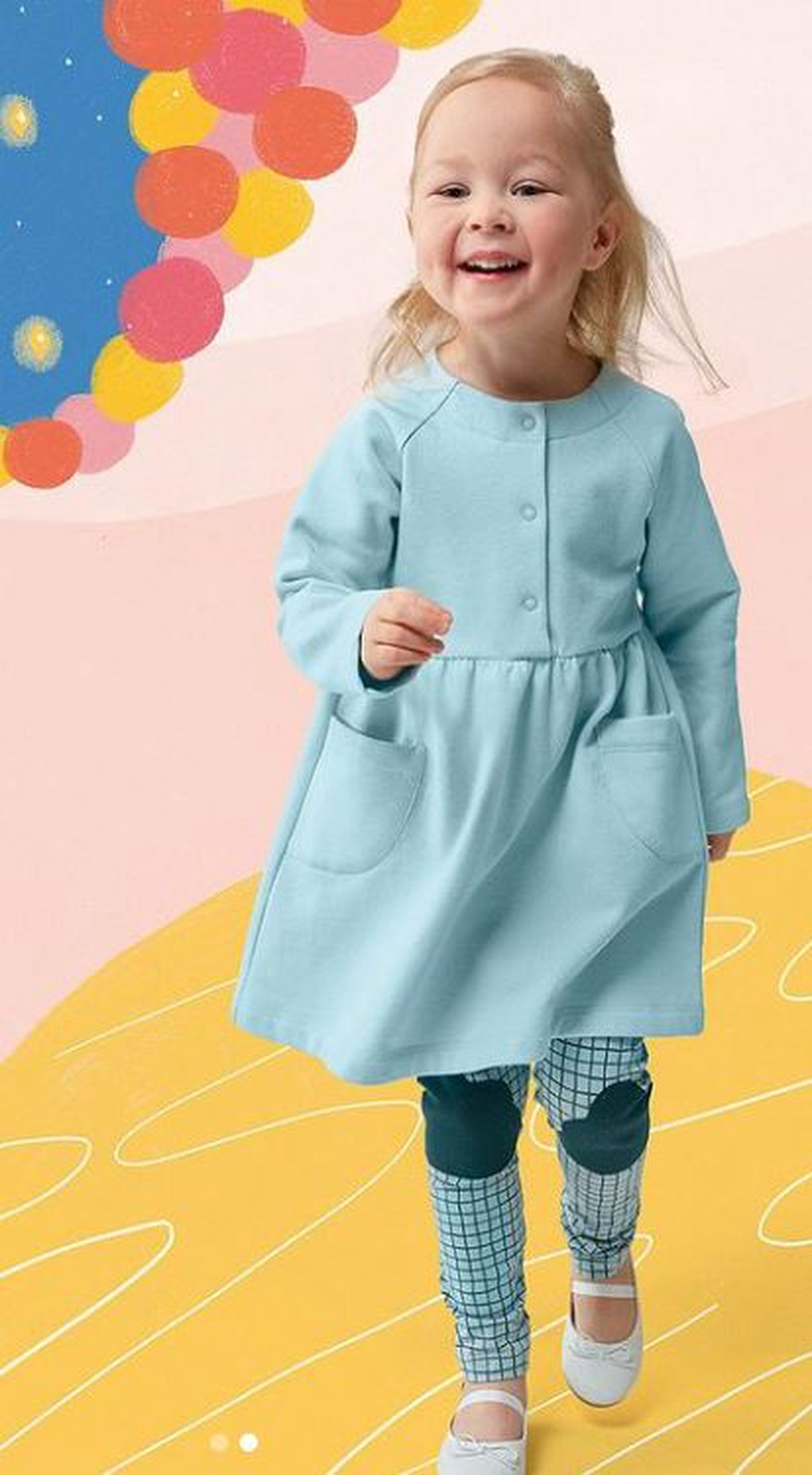Jersey girl dress - îmbrăcăminte și modă - haine bebeluși și copii - rochii fetițe - Artynos.ro