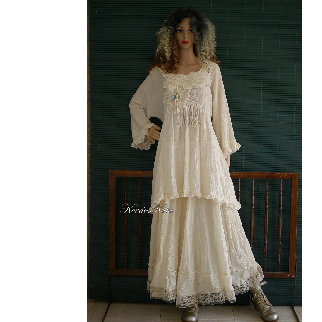 ROSE - fustă lungă romantică, petticoat - îmbrăcăminte și modă - haine damă - fustă damă - Artynos.ro