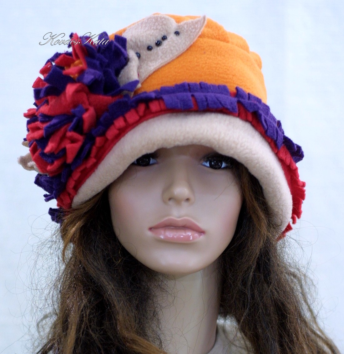 LÉDA - design-polárkalap - îmbrăcăminte și modă - eșarfe, pălării, fularuri - pălărie - Artynos.ro