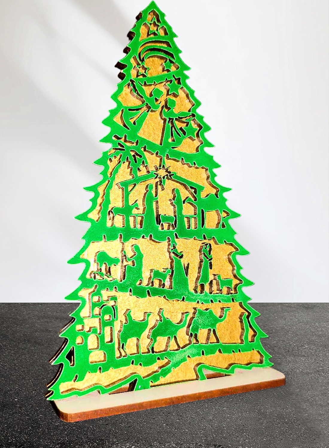 Advent, decor de Crăciun din lemn -  - Artynos.ro