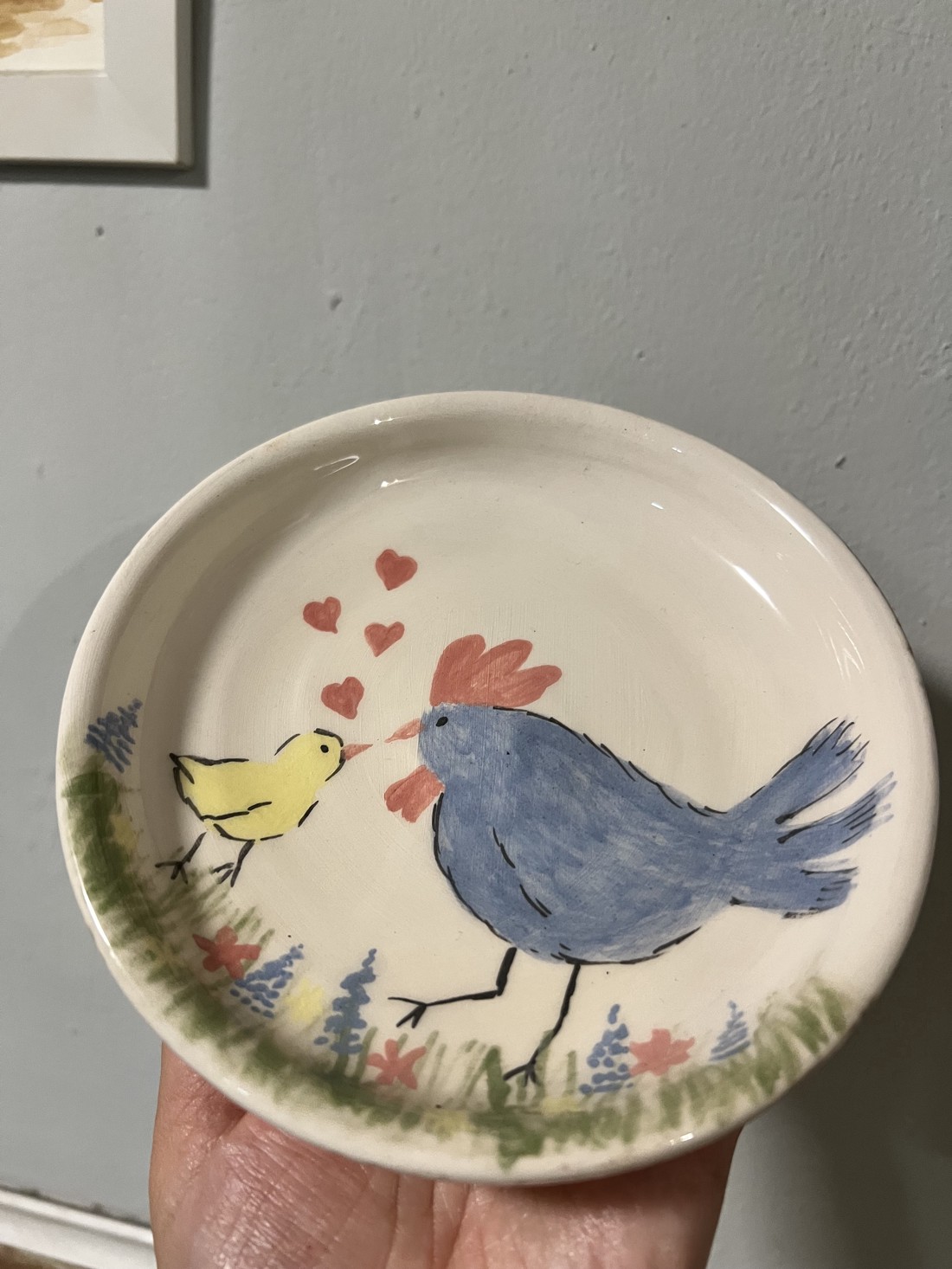 Farfurie de desert din ceramică Micul dejun la țară -  - Artynos.ro