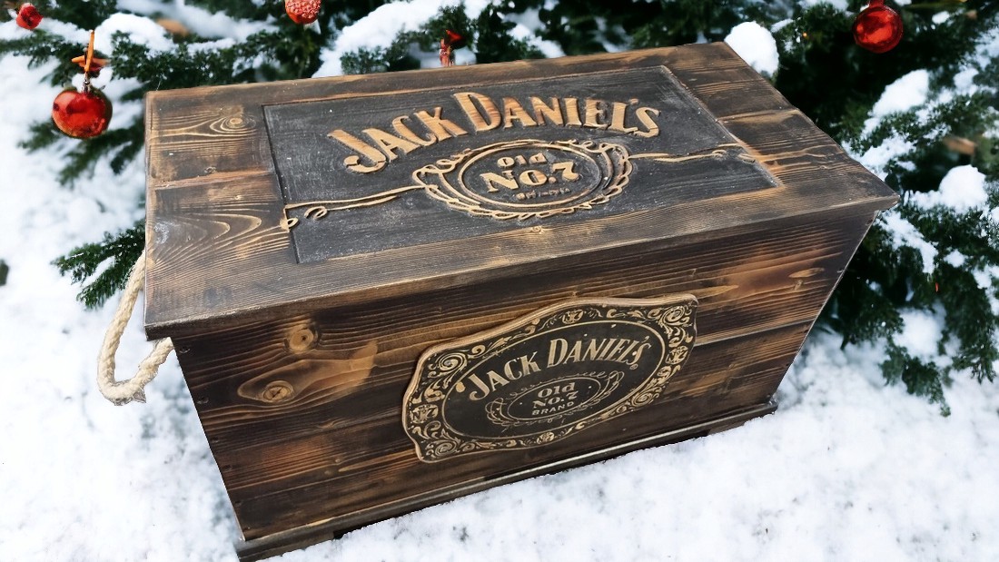Ladă Din lemn Jack Daniels - casă & stil de viață - materiale de depozitare și sortare - ladă depozitare - Artynos.ro