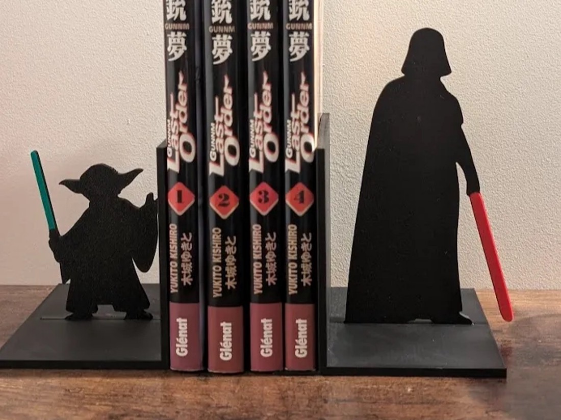 Suport pentru cărți Star Wars cu Darth Vader și Yoda -  - Artynos.ro