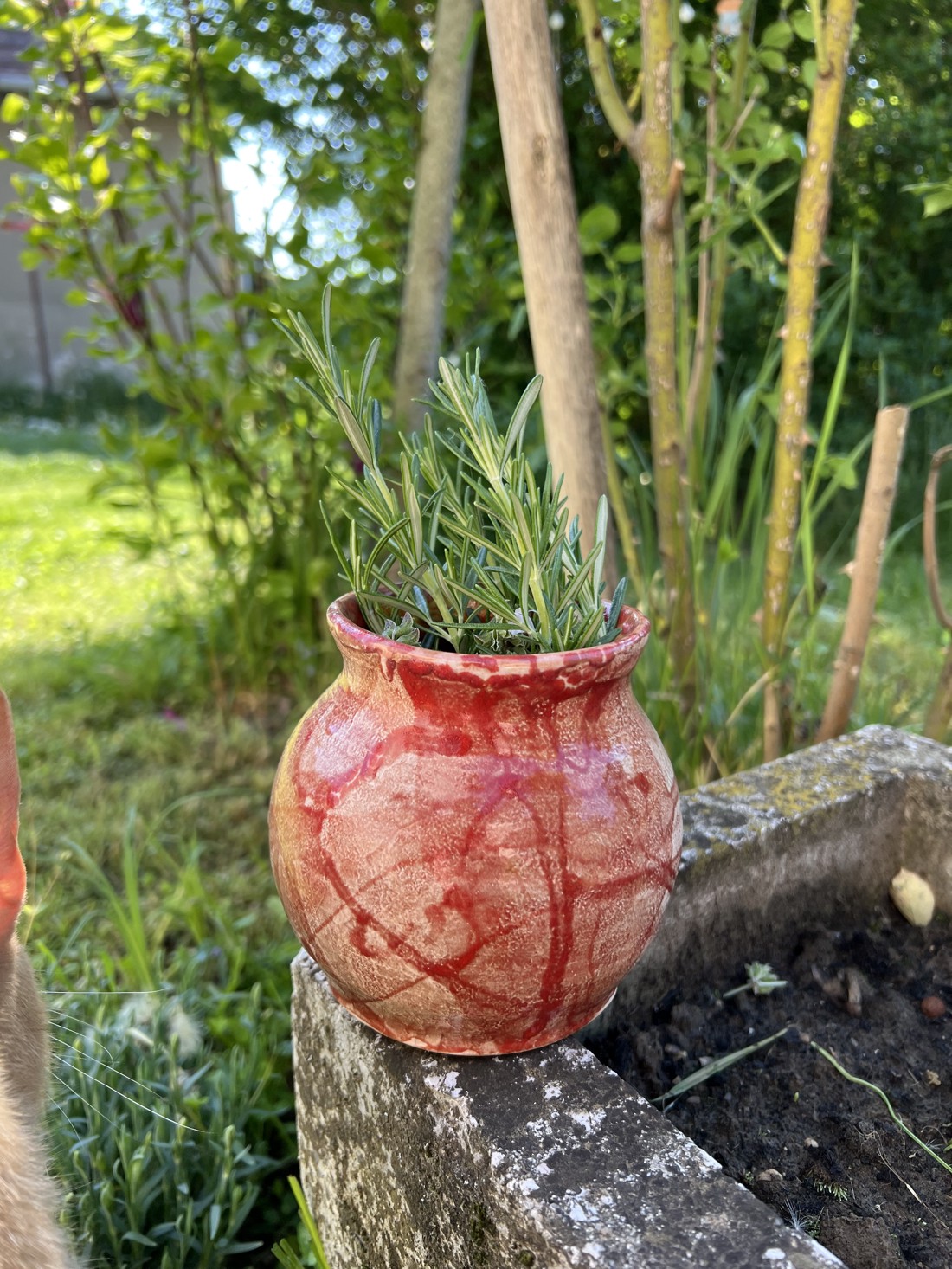 Vază Raku roșu aprins - - Artynos.ro Vază Raku roșu aprins - - Artynos.ro