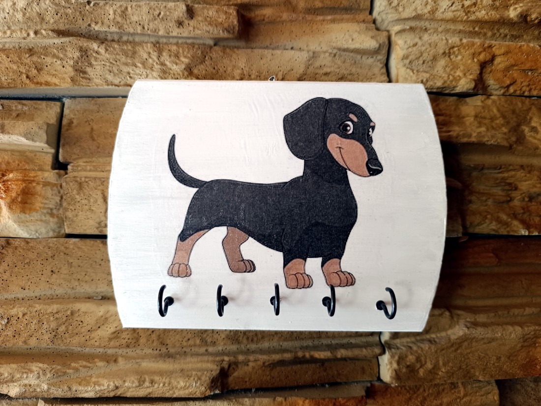 Depozit agățat din lemn cu câine dachshund - - Artynos.ro Depozit agățat din lemn cu câine dachshund - - Artynos.ro